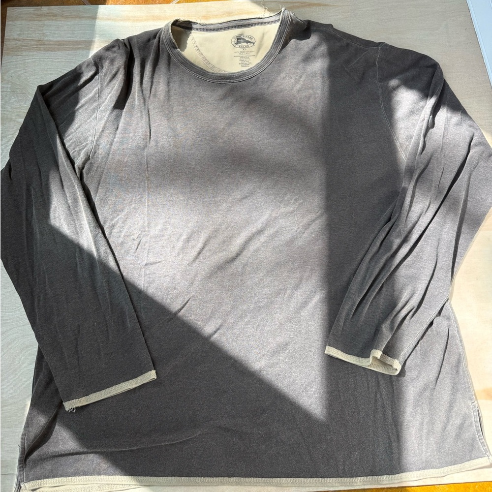 Tommy Bahama Greyish Brown Long Sleeve Shirt